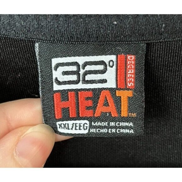 32 Degrees Mens Heat Tech Quarter Zip Pullover/Sweater Red/Burgundy Size 2XL - Picture 8 of 8